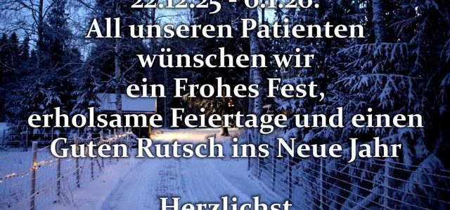 Frohe Feiertage! Frohe Feiertage!